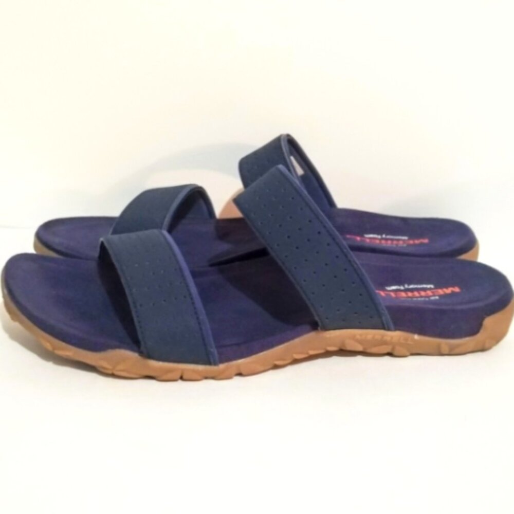 Merrell Terran Ari Slide Sandals Performance‎ Footwear Sz 6 Navy #62S